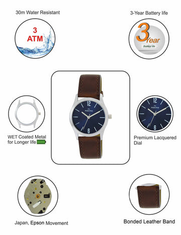 Maxima ATTIVO Women Blue Dial Analogue Watch - 65141LMLI